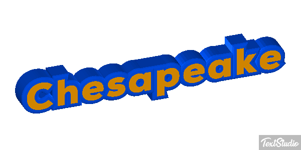 Chesapeake Text effect