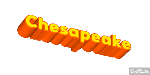 Chesapeake Text effect
