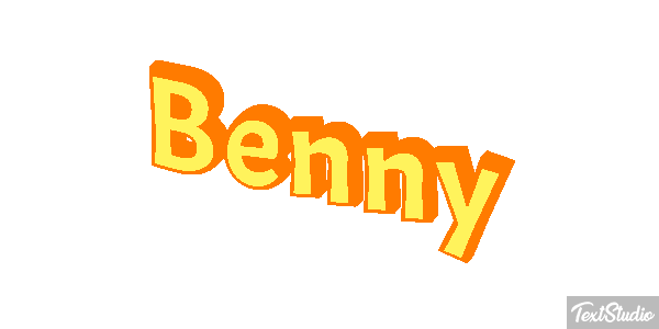 Benny Texteffekt