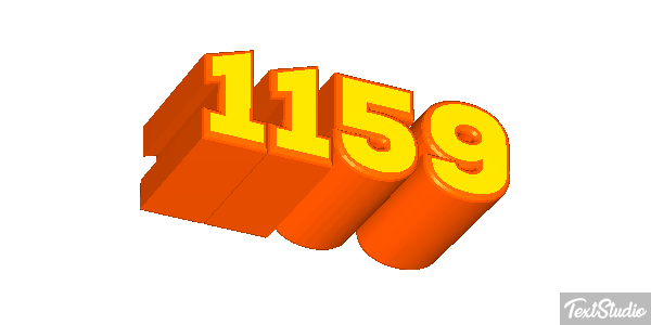 1159 Efekt tekstowy