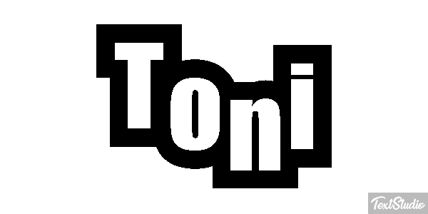 Toni Effet de texte