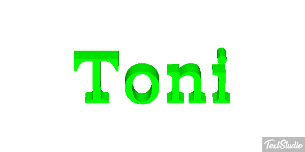 Toni Effet de texte