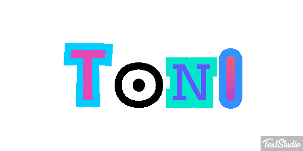 Toni Effet de texte