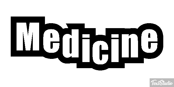 Medicine Effetto testo