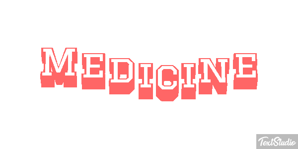 Medicine Effetto testo