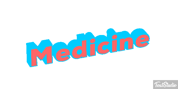 Medicine Effetto testo