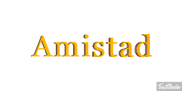 Amistad Текстовый эффект