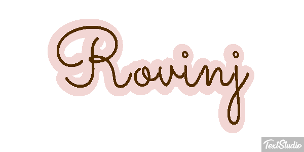 Rovinj Efekt tekstowy