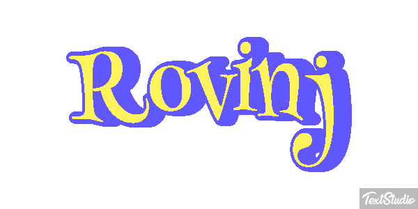 Rovinj Efekt tekstowy