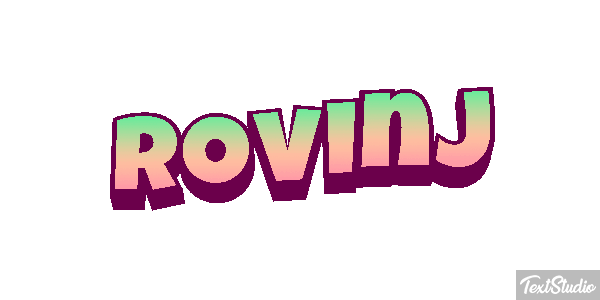 Rovinj Efekt tekstowy