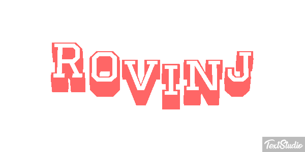 Rovinj Efekt tekstowy