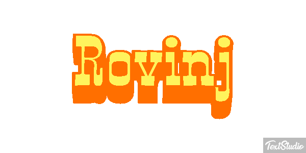 Rovinj Efekt tekstowy
