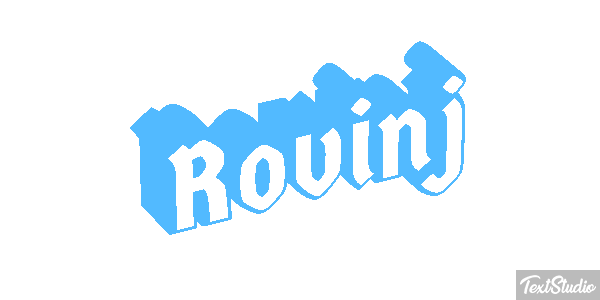 Rovinj Efekt tekstowy