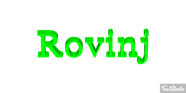 Rovinj Efekt tekstowy