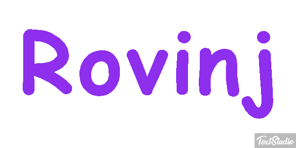 Rovinj Efekt tekstowy
