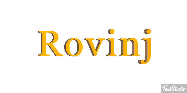 Rovinj Efekt tekstowy