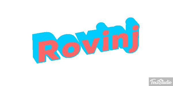 Rovinj Efekt tekstowy