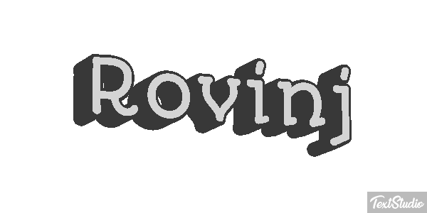 Rovinj Efekt tekstowy