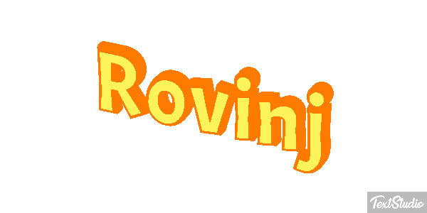 Rovinj Efekt tekstowy