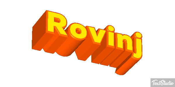Rovinj Efekt tekstowy