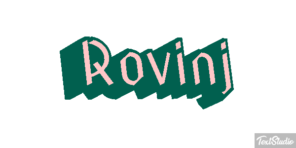 Rovinj Efekt tekstowy