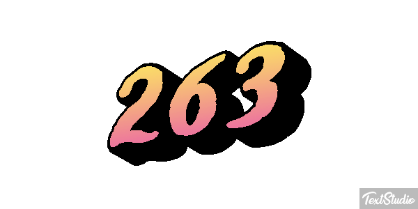 263 Текстовый эффект