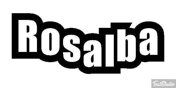 Rosalba Efecto de texto