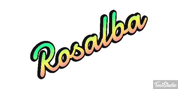 Rosalba Efecto de texto