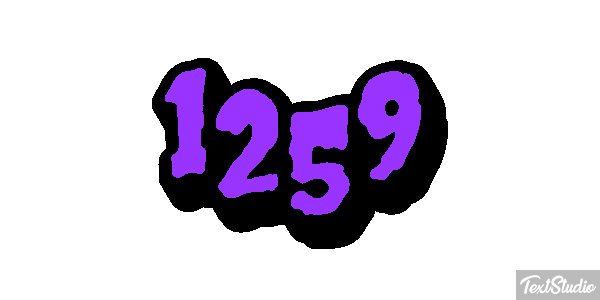 1259 Text effect