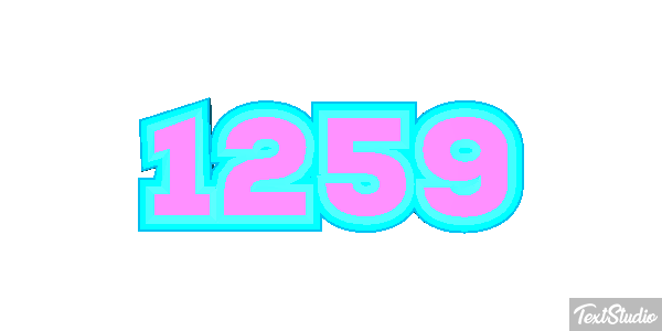 1259 Text effect
