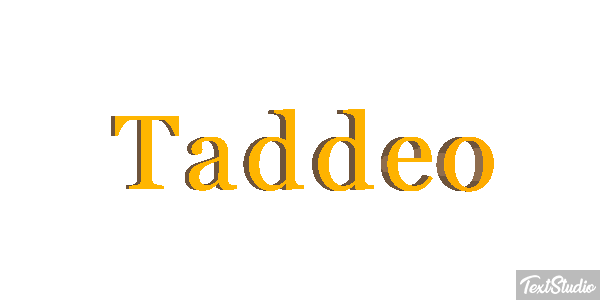Taddeo Effetto testo