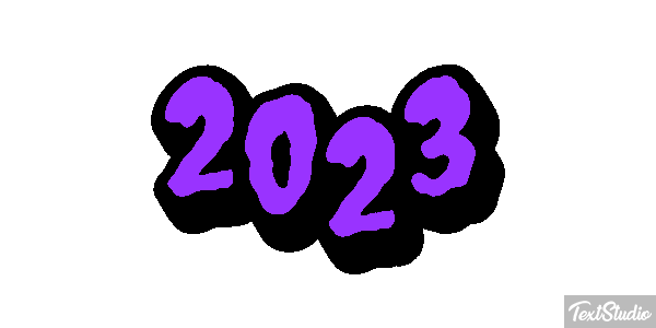 2023 Text effect