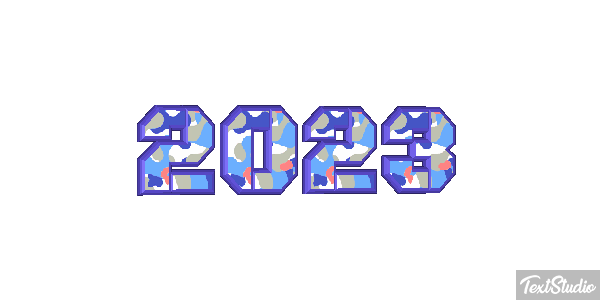 2023 Text effect