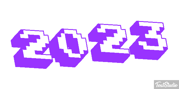2023 Text effect