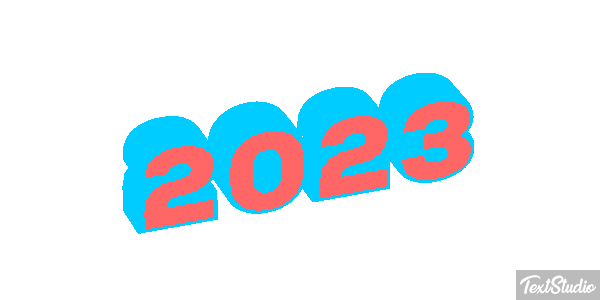 2023 Text effect
