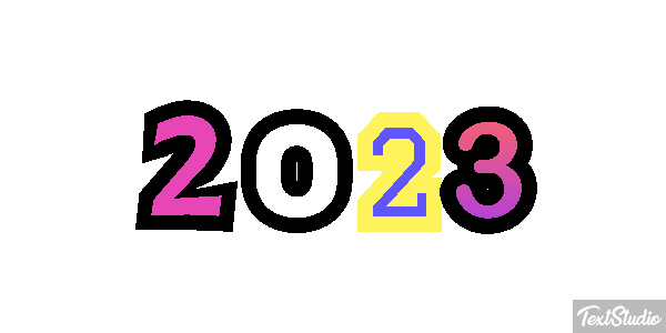 2023 Text effect