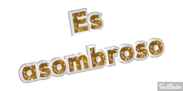 Es asombroso Efekt tekstowy