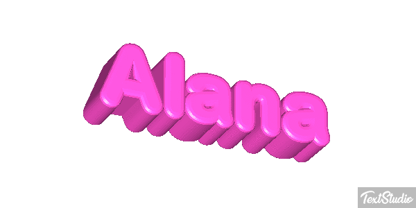Alana Efecto de texto