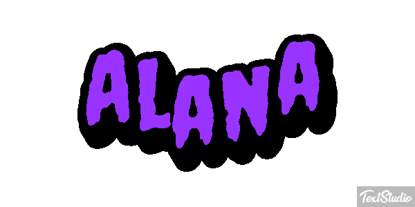 Alana Efecto de texto