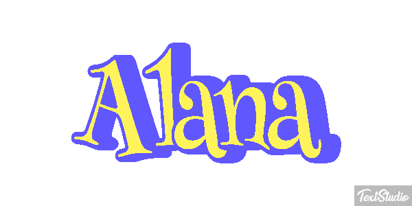 Alana Efecto de texto