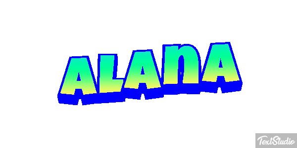 Alana Efecto de texto