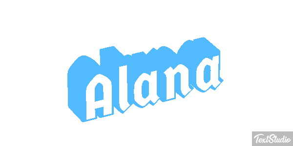 Alana Efecto de texto