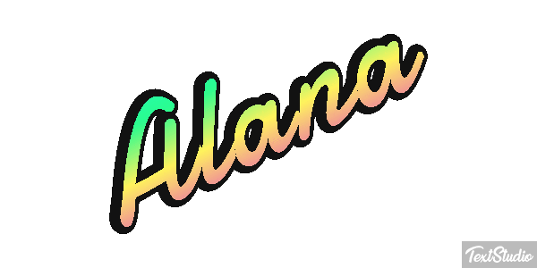 Alana Efecto de texto