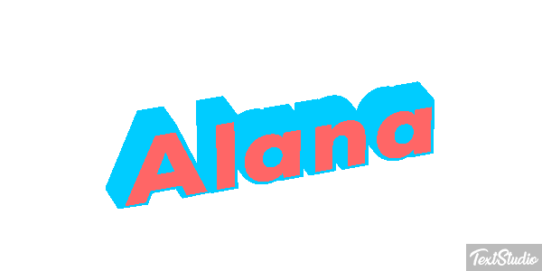 Alana Efecto de texto