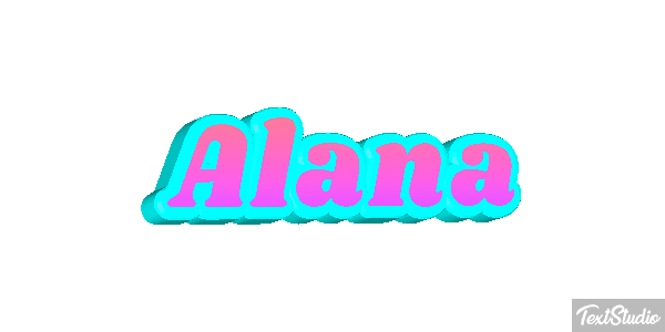 Alana Efecto de texto