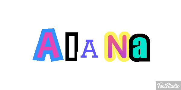 Alana Efecto de texto