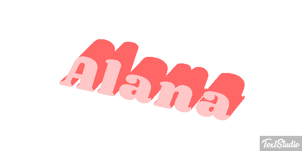 Alana Efecto de texto