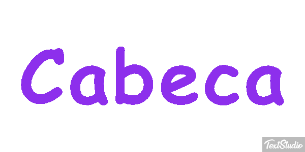 Cabeça Efeito do texto