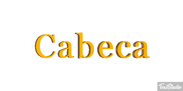 Cabeça Efeito do texto