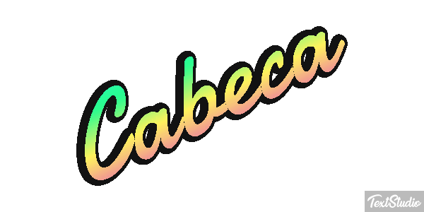 Cabeça Efeito do texto